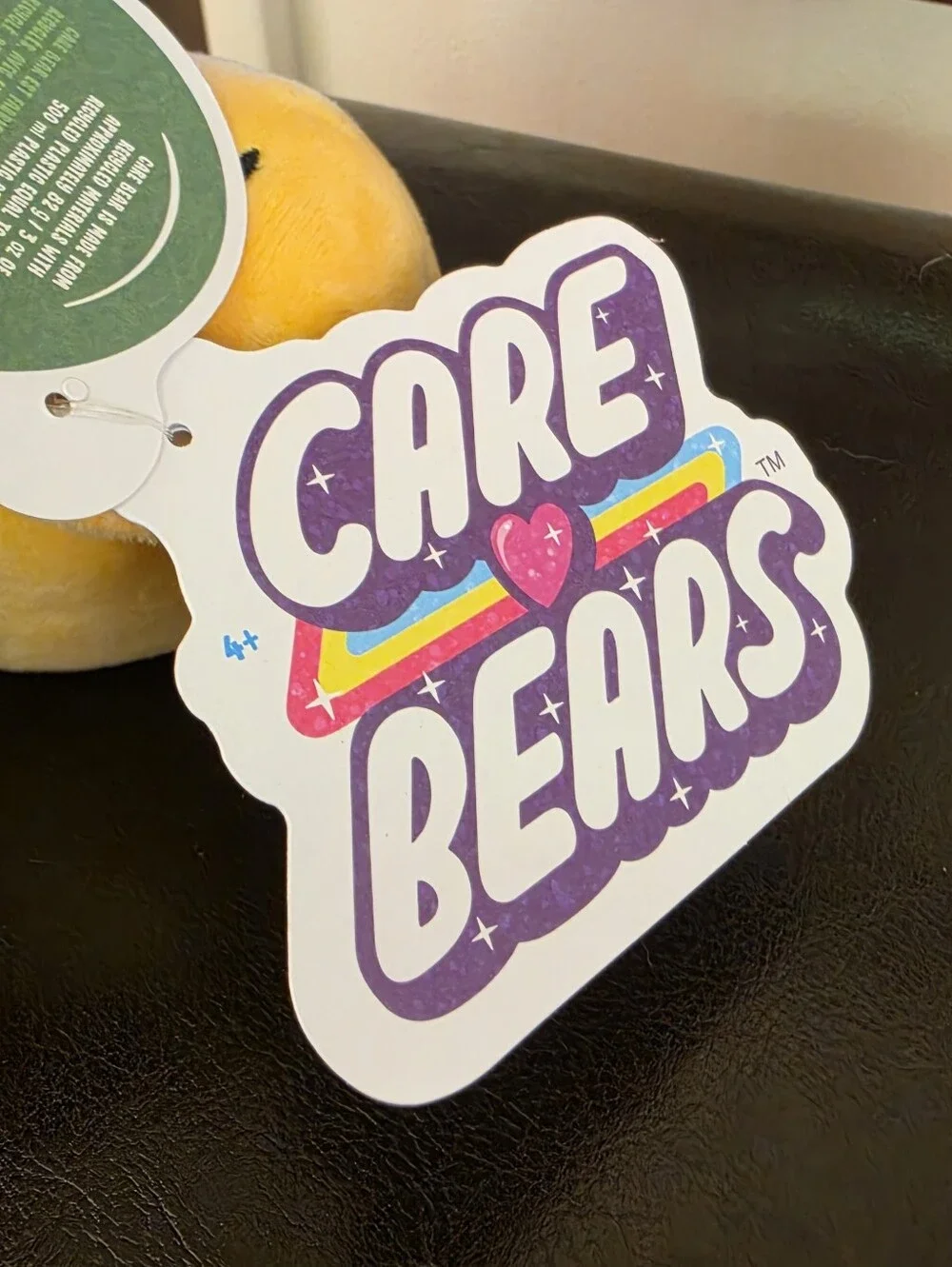 Care Bears Birthday Bear Yellow Plush 8in